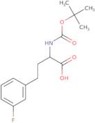 (S)-2-((tert-Butoxycarbonyl)amino)-4-(3-fluorophenyl)butanoic acid