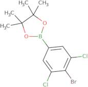 2-(4-Bromo-3,5-dichlorophenyl)-4,4,5,5-tetramethyl-1,3,2-dioxaborolane