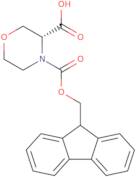 (3R)-4-{[(9H-fluoren-9-yl)methoxy]carbonyl}morpholine-3-carboxylic acid