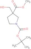 1-tert-Butyl 3-methyl 3-(hydroxymethyl)pyrrolidine-1,3-dicarboxylate