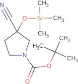 tert-Butyl 3-cyano-3-((trimethylsilyl)oxy)pyrrolidine-1-carboxylate