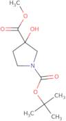 1-tert-Butyl 3-methyl 3-hydroxypyrrolidine-1,3-dicarboxylate