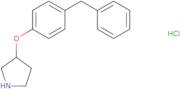 (3R)-3-(4-Benzylphenoxy)pyrrolidine hydrochloride