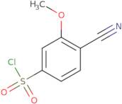 4-Cyano-3-methoxybenzenesulfonyl chloride