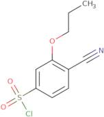 4-Cyano-3-propoxybenzenesulfonyl chloride