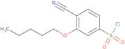 4-Cyano-3-pentyloxybenzenesulfonyl chloride