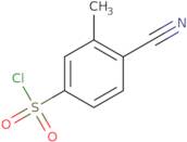 4-Cyano-3-methylbenzene-1-sulfonyl chloride