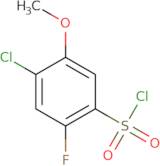 4-Chloro-2-fluoro-5-methoxybenzene-1-sulfonyl chloride