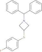 1-Benzhydryl-3-(4-fluoro-phenylthio)-azetidine