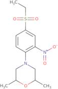 4-[4-(Ethylsulfonyl)-2-nitrophenyl]-2,6-dimethylmorpholine