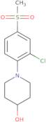 1-[2-Chloro-4-(methylsulfonyl)phenyl]-4-hydroxypiperidine