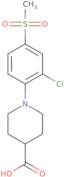 1-[2-Chloro-4-(methylsulfonyl)phenyl]piperidine-4-carboxylic acid