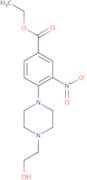 Ethyl 3-nitro-4-[4-(2-hydroxyethyl)piperazin-1-yl]benzoate
