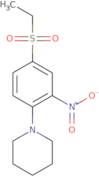 1-[4-(Ethylsulfonyl)-2-nitrophenyl]piperidine