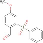 2-Benzenesulfonyl-4-methoxybenzaldehyde