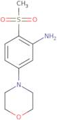 2-Methylsulfonyl-5-(morpholin-4-yl)aniline