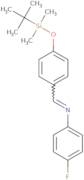 (E)-N-(4-((tert-Butyldimethylsilyl)oxy)benzylidene)-4-fluoroaniline