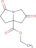 Ethyl 2,5-dioxotetrahydro-1H-pyrrolizine-7a(5H)-carboxylate