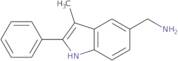 C-(3-Methyl-2-phenyl-1H-indol-5-yl)-methylamine