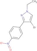 4-bromo-1-ethyl-3-(4-nitrophenyl)-1H-pyrazole