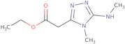 Ethyl 2-[4-methyl-5-(methylamino)-4H-1,2,4-triazol-3-yl]acetate