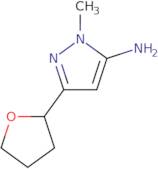 1-Methyl-3-(oxolan-2-yl)-1H-pyrazol-5-amine