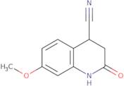 7-Methoxy-2-oxo-1,2,3,4-tetrahydroquinoline-4-carbonitrile