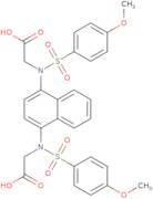 2,2'-(Naphthalene-1,4-diylbis(((4-methoxyphenyl)sulfonyl)azanediyl))diacetic acid disodium