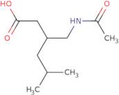 (3S)-3-(Acetamidomethyl)-5-methylhexanoic acid