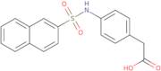 2-[4-(Naphthalene-2-sulfonamido)phenyl]acetic acid