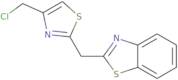 2-([4-(Chloromethyl)-1,3-thiazol-2-yl]methyl)-1,3-benzothiazole