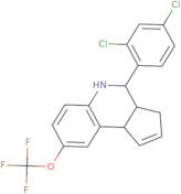 4-(2,4-Dichlorophenyl)-8-(trifluoromethoxy)-3a,4,5,9b-tetrahydro-3H-cyclopenta[C]quinoline