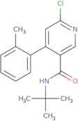 N-(tert-Butyl)-6-chloro-4-(2-methylphenyl)nicotinamide