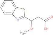 3-(1,3-Benzothiazol-2-yl)-3-methoxypropanoic acid