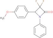 3,3-Difluoro-4-(4-methoxyphenyl)-1-phenylazetidin-2-one