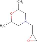 rac-(2R,6S)-2,6-Dimethyl-4-[(oxiran-2-yl)methyl]morpholine