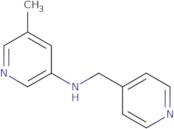 5-Methyl-N-(pyridin-4-ylmethyl)pyridin-3-amine