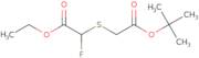 Ethyl 2-{[2-(tert-butoxy)-2-oxoethyl]sulfanyl}-2-fluoroacetate