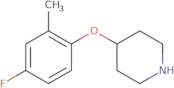 4-(4-Fluoro-2-methylphenoxy)piperidine