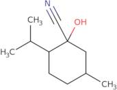 (1R,2S,5R)-1-Hydroxy-5-methyl-2-(propan-2-yl)cyclohexane-1-carbonitrile