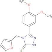 5-(3,4-Dimethoxyphenyl)-4-(furan-2-ylmethyl)-4H-1,2,4-triazole-3-thiol
