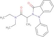 N,N-Diethyl-1,3-dihydro-α-methyl-3-oxo-1-phenyl-2H-indazole-2-acetamide