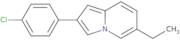 2-(4-Chlorophenyl)-6-ethylindolizine