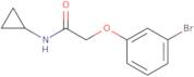 2-(3-Bromophenoxy)-N-cyclopropylacetamide