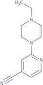 2-(4-Ethylpiperazino)isonicotinonitrile