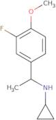 N-[1-(3-Fluoro-4-methoxyphenyl)ethyl]cyclopropanamine