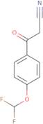 3-[4-(Difluoromethoxy)phenyl]-3-oxopropanenitrile