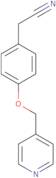 2-{4-[(Pyridin-4-yl)methoxy]phenyl}acetonitrile