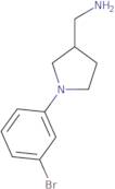 [1-(3-Bromophenyl)pyrrolidin-3-yl]methanamine