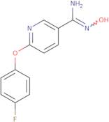 6-(4-Fluorophenoxy)-N'-hydroxypyridine-3-carboximidamide